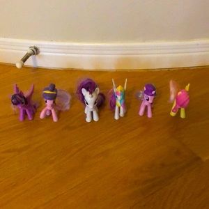 10 My Little Pony Figurines + 3 Free Mini Fairy Pony Figurines